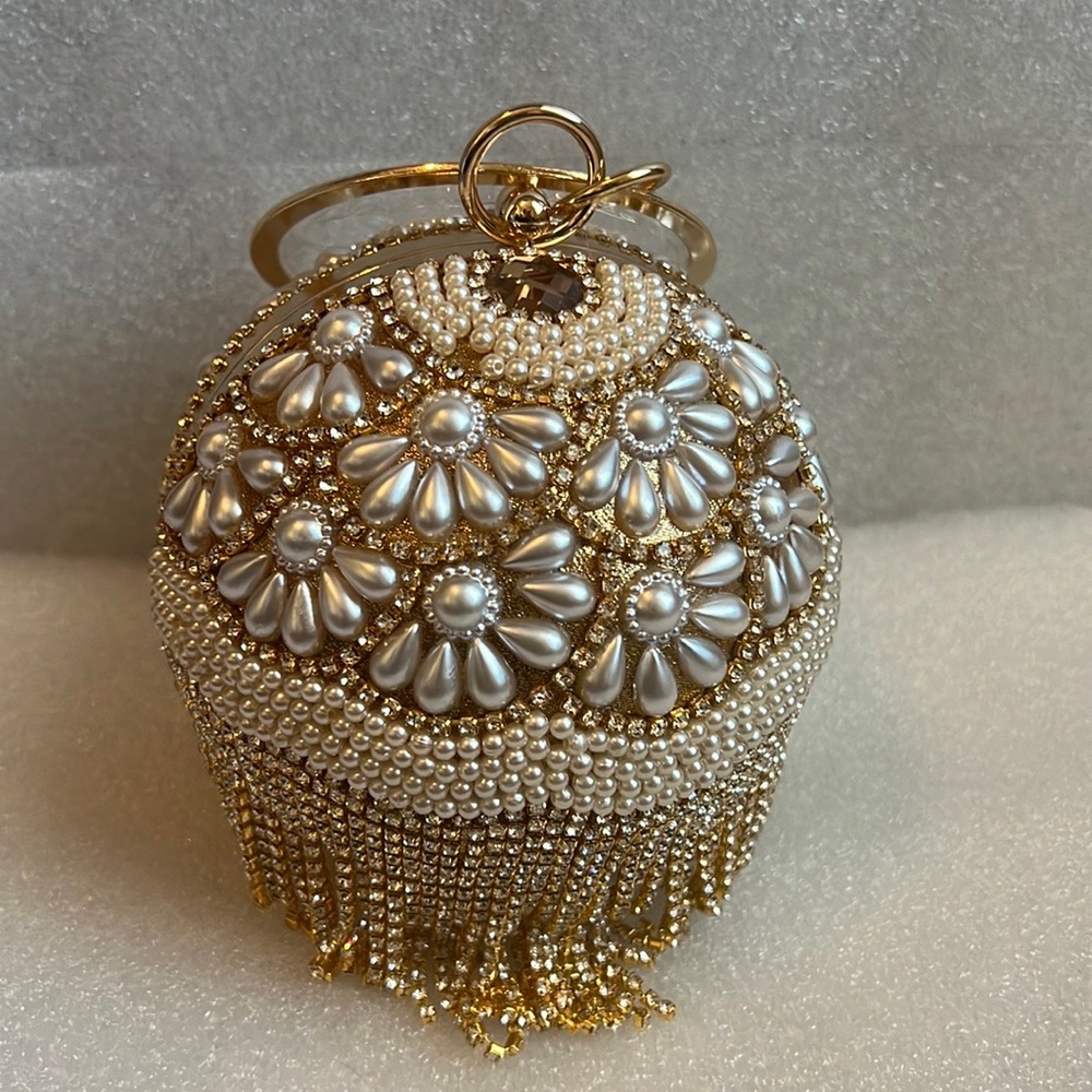 Gold Diamond Clutch